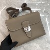 Hermès Roulis series genuine leather grain texture pig nose bag Hermès Roulis series genuine leather grain texture pig nose bag