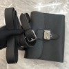 Hermès Roulis series pure black and white grain texture pig nose bag Hermès Roulis series pure black and white grain texture pig nose bag
