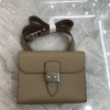 Hermès Roulis series real gray yellow white grain texture pig nose bag Hermès Roulis series real gray yellow white grain texture pig nose bag
