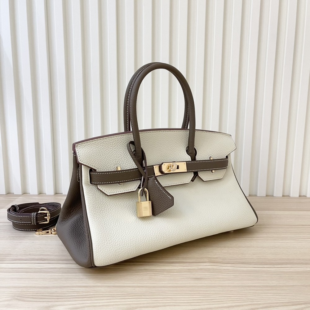 Hermès Birkin series ivory leather platinum bag Hermès Birkin series ivory leather platinum bag