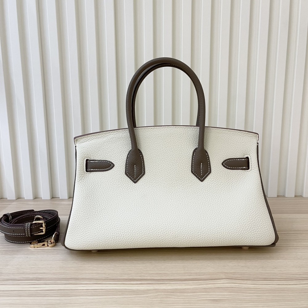 Hermès Birkin series ivory leather platinum bag Hermès Birkin series ivory leather platinum bag