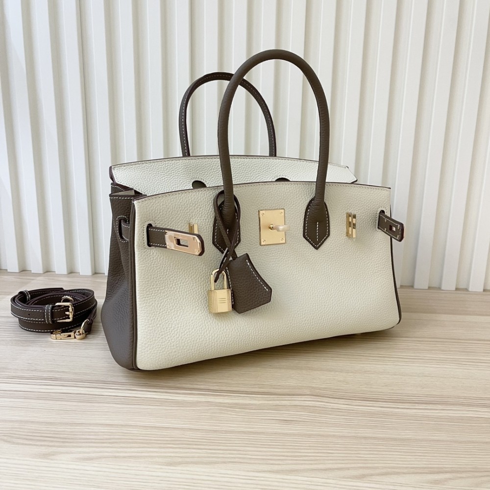 Hermès Birkin series ivory leather platinum bag Hermès Birkin series ivory leather platinum bag
