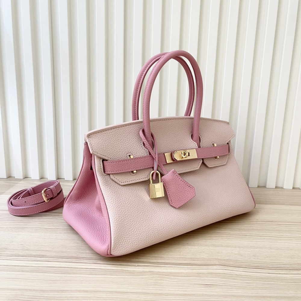 Hermès Birkin series dreamy pink leather platinum bag Hermès Birkin series dreamy pink leather platinum bag