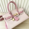 Hermès Birkin series dreamy pink leather platinum bag Hermès Birkin series dreamy pink leather platinum bag