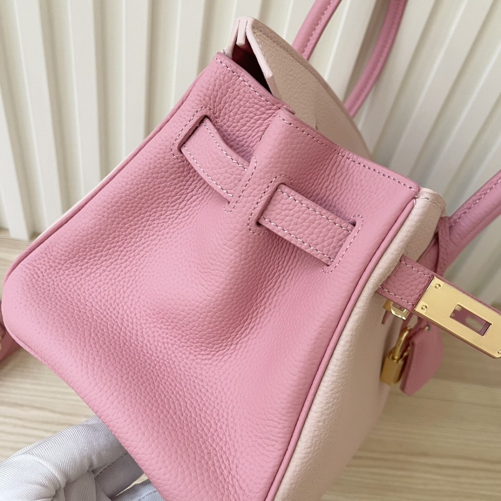 Hermès Birkin series dreamy pink leather platinum bag Hermès Birkin series dreamy pink leather platinum bag
