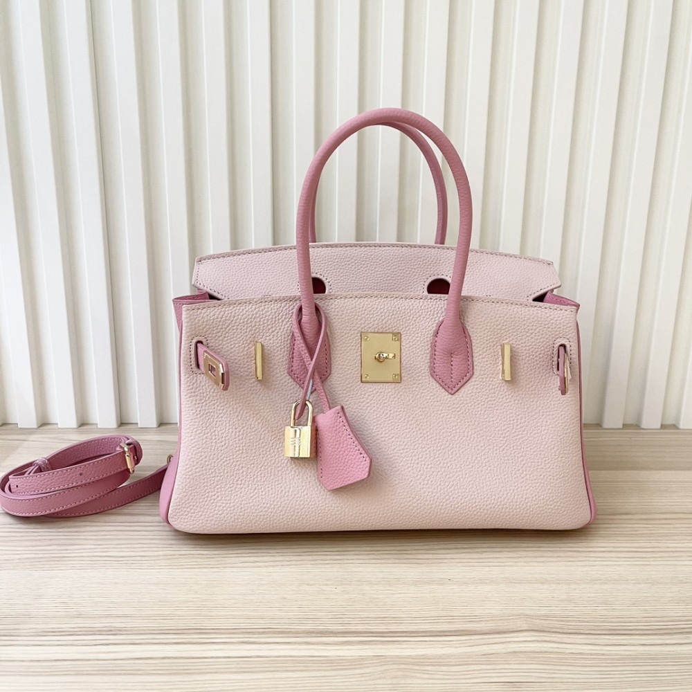 Hermès Birkin series dreamy pink leather platinum bag Hermès Birkin series dreamy pink leather platinum bag