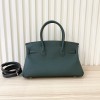 Hermès Birkin Heavy Dark Green Leather Hermès Birkin Heavy Dark Green Leather