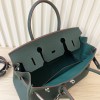 Hermès Birkin Heavy Dark Green Leather Hermès Birkin Heavy Dark Green Leather