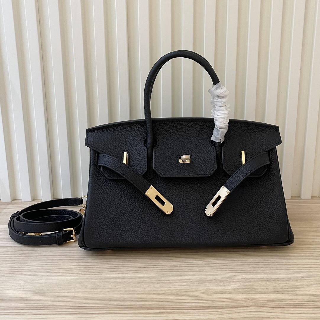 Hermès Birkin Jet Black Leather Hermès Birkin Jet Black Leather