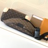 Louis Vuitton DISCOVERY Classic Canvas Textured Shoulder Strap Belt Bag Louis Vuitton DISCOVERY Classic Canvas Textured Shoulder Strap Belt Bag