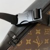 Louis Vuitton DISCOVERY Classic Canvas Textured Shoulder Strap Belt Bag Louis Vuitton DISCOVERY Classic Canvas Textured Shoulder Strap Belt Bag
