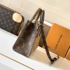 Louis Vuitton ONTHEGO EAST WEST Classic Small Textured Canvas Shoulder Strap Tote Louis Vuitton ONTHEGO EAST WEST Classic Small Textured Canvas Shoulder Strap Tote