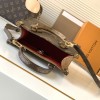 Louis Vuitton ONTHEGO EAST WEST Classic Small Textured Canvas Shoulder Strap Tote Louis Vuitton ONTHEGO EAST WEST Classic Small Textured Canvas Shoulder Strap Tote