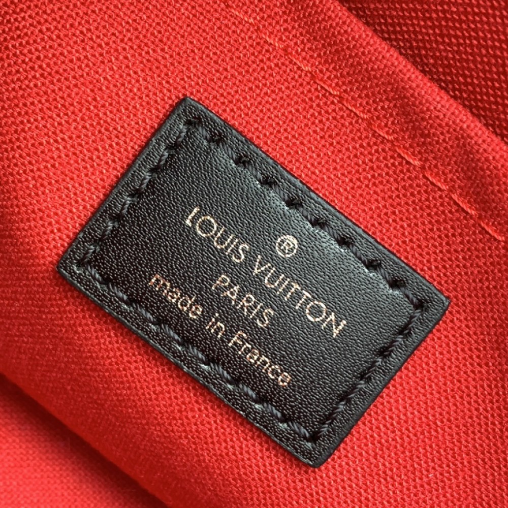 Louis Vuitton ONTHEGO EAST WEST Classic Small Textured Canvas Shoulder Strap Tote Louis Vuitton ONTHEGO EAST WEST Classic Small Textured Canvas Shoulder Strap Tote