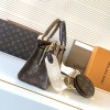 Louis Vuitton Lockit Small Textured Canvas Shoulder Bag Louis Vuitton Lockit Small Textured Canvas Shoulder Bag