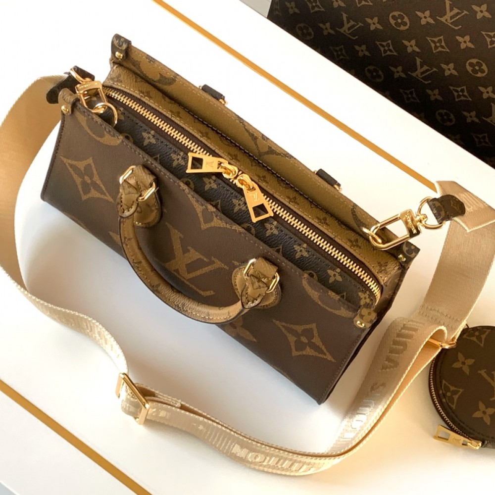 Louis Vuitton Lockit Small Textured Canvas Shoulder Bag Louis Vuitton Lockit Small Textured Canvas Shoulder Bag