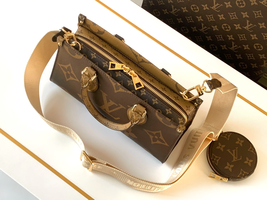 Louis Vuitton Lockit Small Textured Canvas Shoulder Bag Louis Vuitton Lockit Small Textured Canvas Shoulder Bag