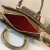 Louis Vuitton Lockit Small Textured Canvas Shoulder Bag Louis Vuitton Lockit Small Textured Canvas Shoulder Bag