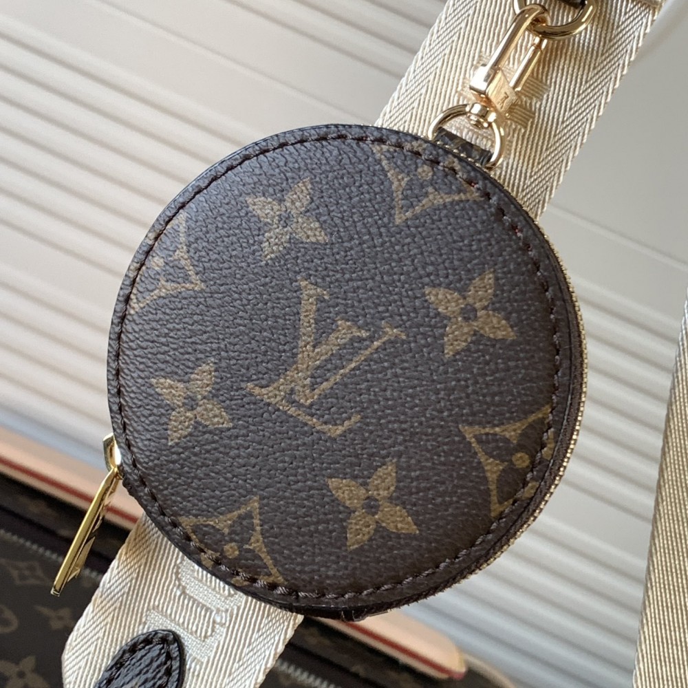 Louis Vuitton ONTHEGO EAST WEST Classic Medium Dark Canvas Textured Shoulder Strap Tote Louis Vuitton ONTHEGO EAST WEST Classic Medium Dark Canvas Textured Shoulder Strap Tote
