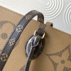 Louis Vuitton ONTHEGO EAST WEST Classic Large Dark Canvas Textured Shoulder Tote Louis Vuitton ONTHEGO EAST WEST Classic Large Dark Canvas Textured Shoulder Tote