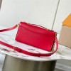 Louis Vuitton Neverfull Red Leather Exquisite Hardware Chain Bag Louis Vuitton Neverfull Red Leather Exquisite Hardware Chain Bag