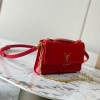 Louis Vuitton Neverfull Red Leather Exquisite Hardware Chain Bag Louis Vuitton Neverfull Red Leather Exquisite Hardware Chain Bag