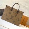 Louis Vuitton ONTHEGO EAST WEST Classic Large Dark Canvas Textured Shoulder Tote Louis Vuitton ONTHEGO EAST WEST Classic Large Dark Canvas Textured Shoulder Tote