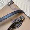 Louis Vuitton ONTHEGO EAST WEST Classic Medium Dark Canvas Textured Shoulder Strap Tote Louis Vuitton ONTHEGO EAST WEST Classic Medium Dark Canvas Textured Shoulder Strap Tote