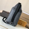 Louis Vuitton Check Collection Classic Black Chest Bag Louis Vuitton Check Collection Classic Black Chest Bag