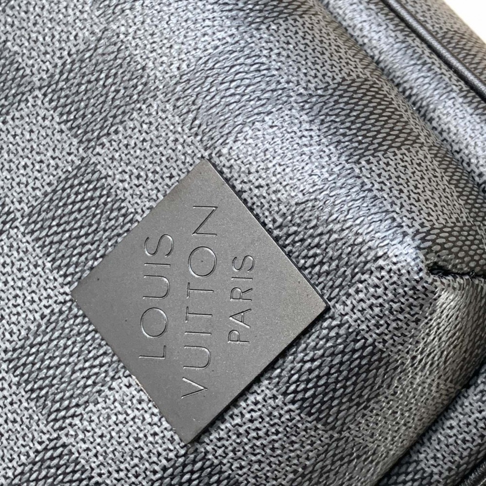 Louis Vuitton Check Collection Classic Black Chest Bag Louis Vuitton Check Collection Classic Black Chest Bag