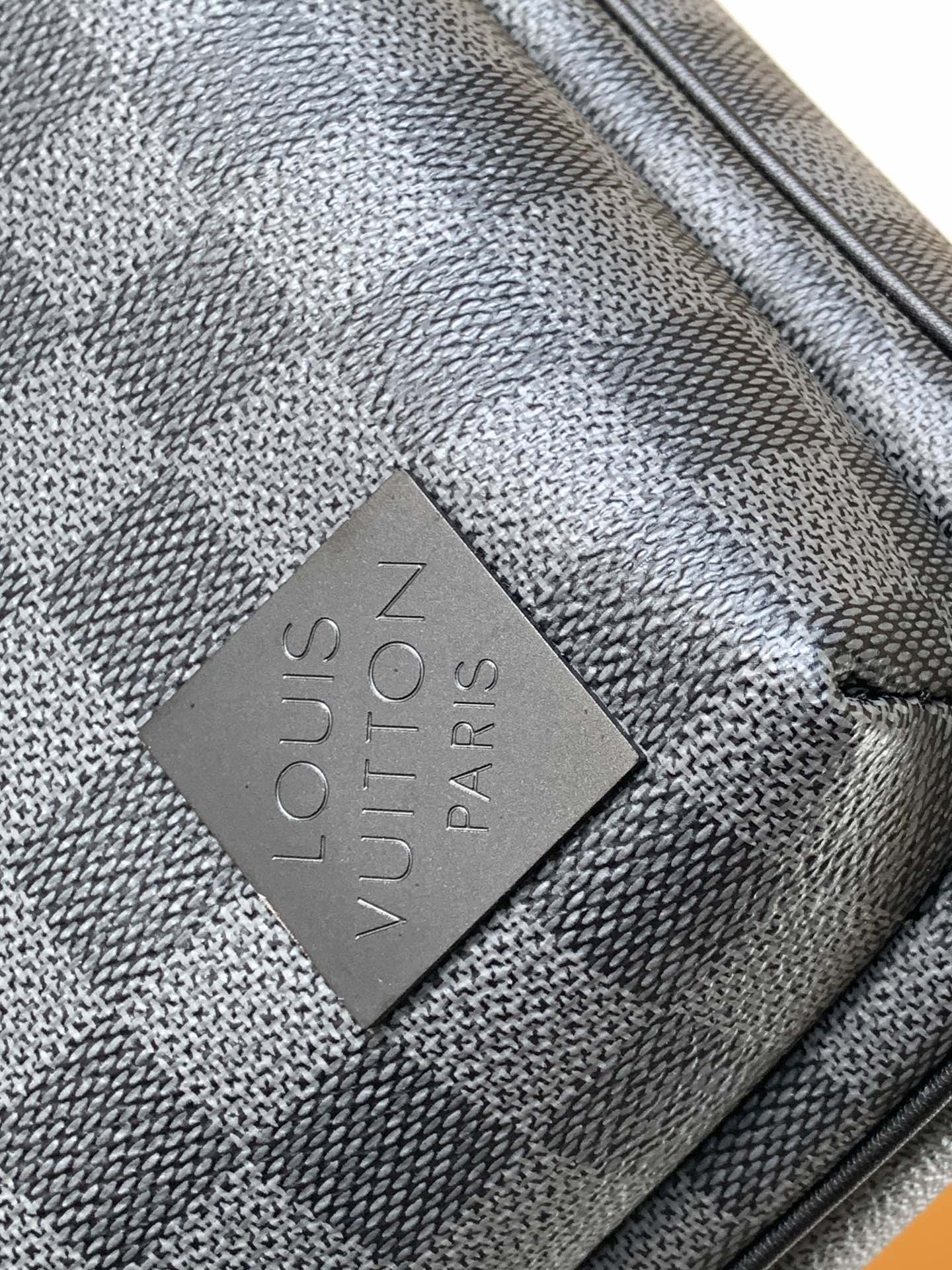 Louis Vuitton Check Collection Classic Black Chest Bag Louis Vuitton Check Collection Classic Black Chest Bag