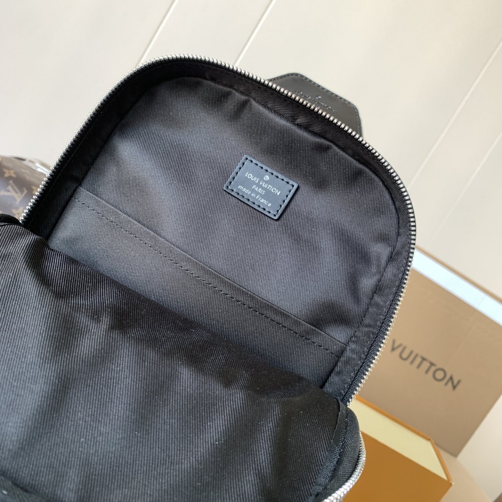Louis Vuitton Check Collection Classic Black Chest Bag Louis Vuitton Check Collection Classic Black Chest Bag