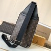 Louis Vuitton Canvas Textured Collection Classic Brown Chest Bag Louis Vuitton Canvas Textured Collection Classic Brown Chest Bag