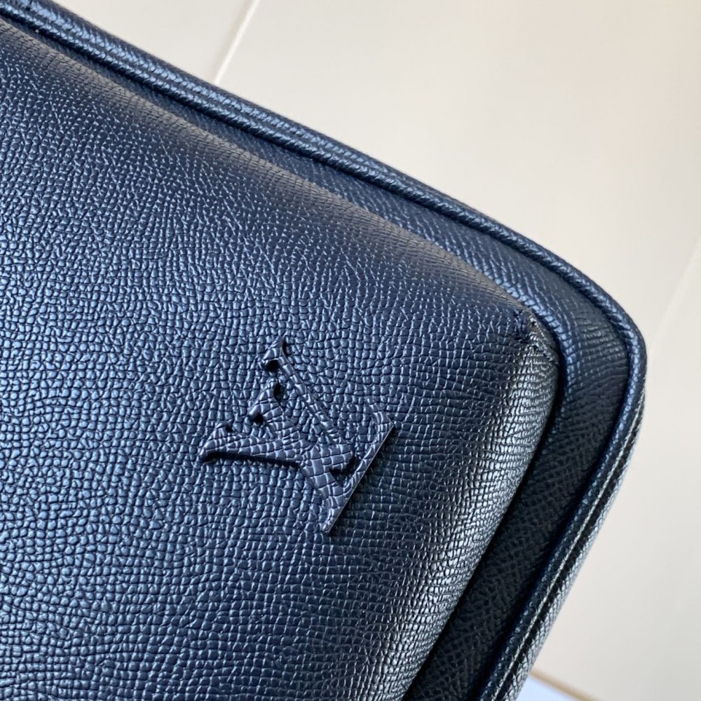 Louis Vuitton Canvas Textured Collection Classic Dark Blue Chest Bag Louis Vuitton Canvas Textured Collection Classic Dark Blue Chest Bag