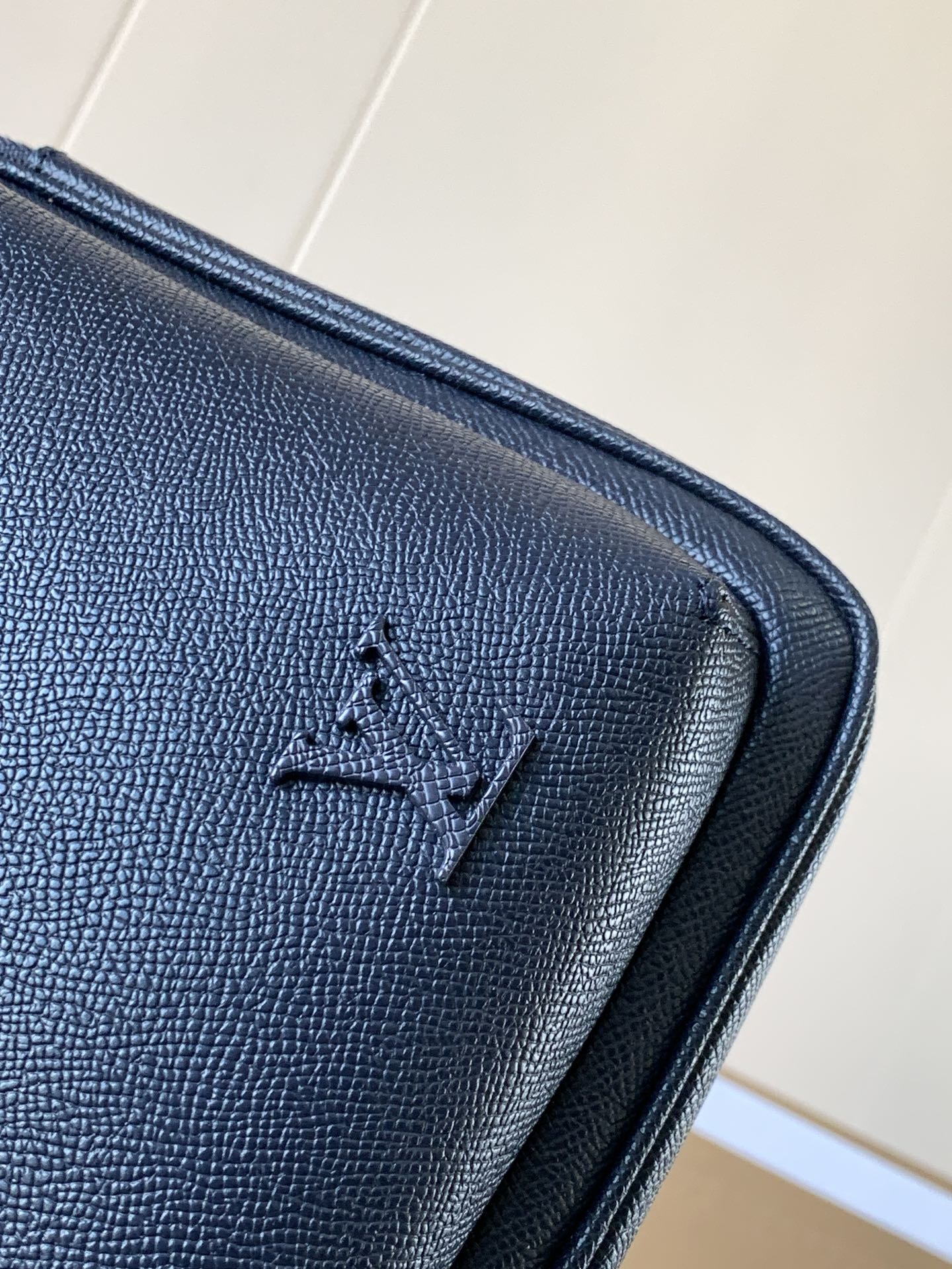 Louis Vuitton Canvas Textured Collection Classic Dark Blue Chest Bag Louis Vuitton Canvas Textured Collection Classic Dark Blue Chest Bag