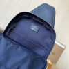 Louis Vuitton Canvas Textured Collection Classic Dark Blue Chest Bag Louis Vuitton Canvas Textured Collection Classic Dark Blue Chest Bag