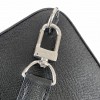Louis Vuitton classic black textured leather chest bag Louis Vuitton classic black textured leather chest bag