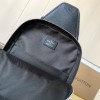 Louis Vuitton classic black textured leather chest bag Louis Vuitton classic black textured leather chest bag