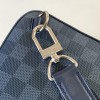 Louis Vuitton Checkerboard Texture Collection Classic Dark Blue Leather Chest Bag Louis Vuitton Checkerboard Texture Collection Classic Dark Blue Leather Chest Bag
