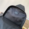 Louis Vuitton Chequer Textured Collection Classic Black Leather Chest Bag Louis Vuitton Chequer Textured Collection Classic Black Leather Chest Bag