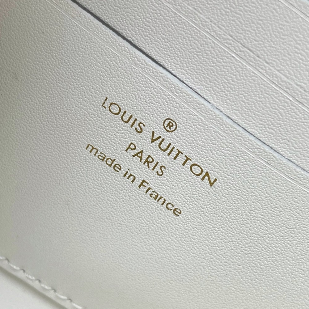 Louis Vuitton neverfull pure white leather exquisite hardware chain bag Louis Vuitton neverfull pure white leather exquisite hardware chain bag