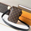 Louis Vuitton NIL series green embellished canvas textured messenger bag Louis Vuitton NIL series green embellished canvas textured messenger bag