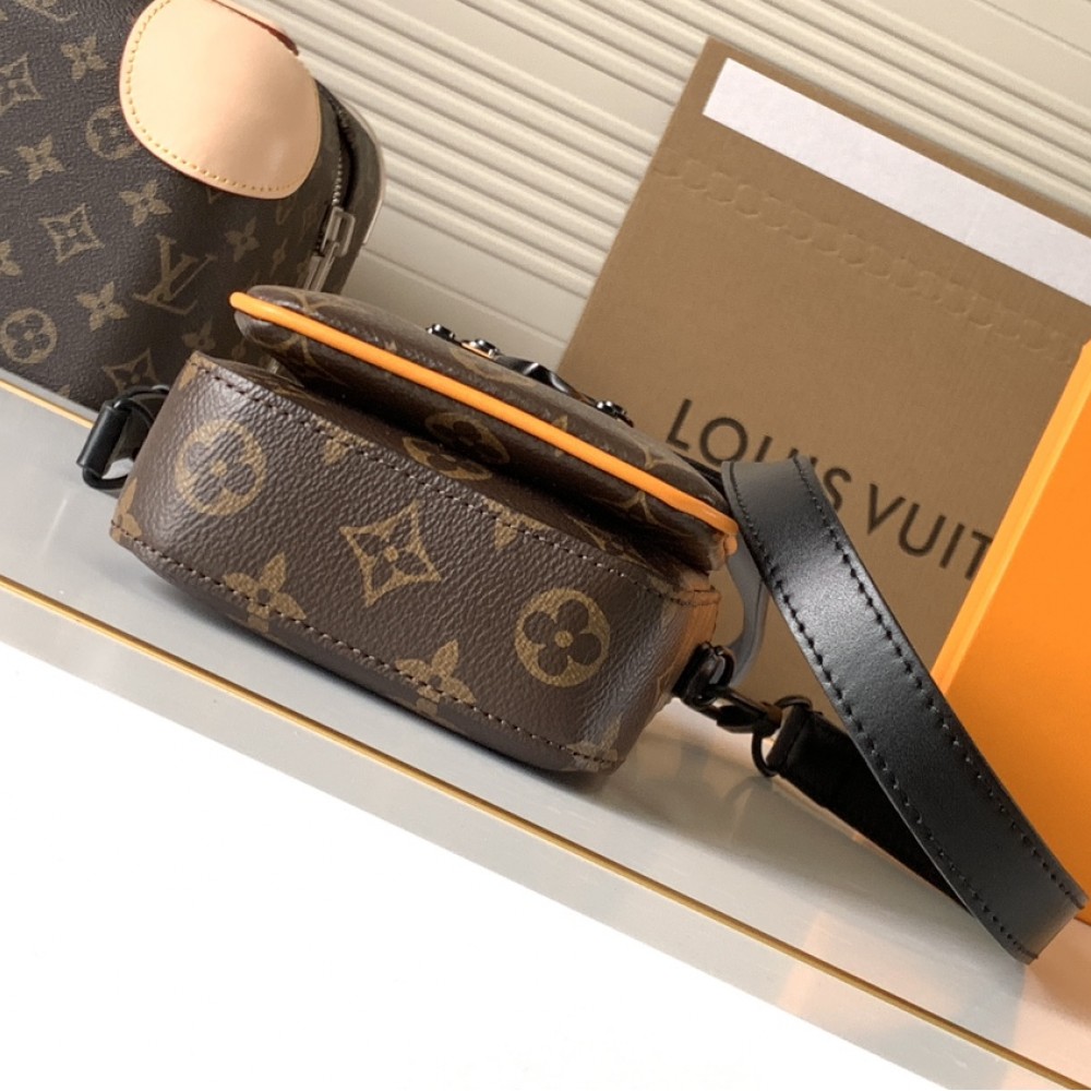 Louis Vuitton NIL Brown Dotted Canvas Messenger Bag Louis Vuitton NIL Brown Dotted Canvas Messenger Bag