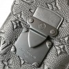 Louis Vuitton NIL pure black canvas textured leather messenger bag Louis Vuitton NIL pure black canvas textured leather messenger bag