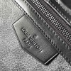 Louis Vuitton AVENUE series pure black checkerboard texture leather shoulder bag Louis Vuitton AVENUE series pure black checkerboard texture leather shoulder bag