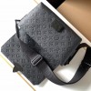 Louis Vuitton AVENUE series pure black canvas textured leather shoulder bag Louis Vuitton AVENUE series pure black canvas textured leather shoulder bag