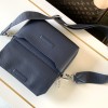 Louis Vuitton AVENUE series dark blue genuine leather textured shoulder bag Louis Vuitton AVENUE series dark blue genuine leather textured shoulder bag