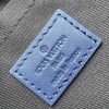 Louis Vuitton AVENUE series dark blue genuine leather textured shoulder bag Louis Vuitton AVENUE series dark blue genuine leather textured shoulder bag