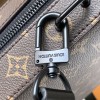 Louis Vuitton Soft Trunk black and brown contrast leather and canvas textured tote Louis Vuitton Soft Trunk black and brown contrast leather and canvas textured tote