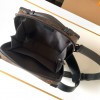 Louis Vuitton Soft Trunk black and brown contrast leather and canvas textured tote Louis Vuitton Soft Trunk black and brown contrast leather and canvas textured tote